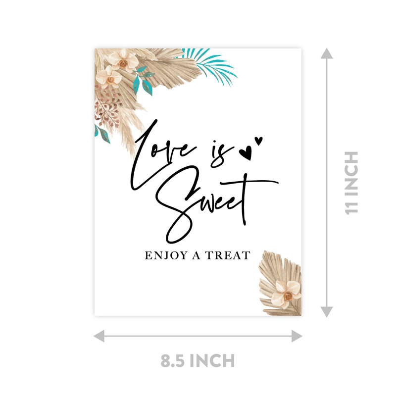 Ensemble de signes de mariage Boho
