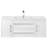 Milano 48" Single Sink Wall Mount Shaker Bathroom Vanity with Cultured Marble Top-1483056456