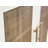 Venice - 4-Door Credenza - White, Natural Finish