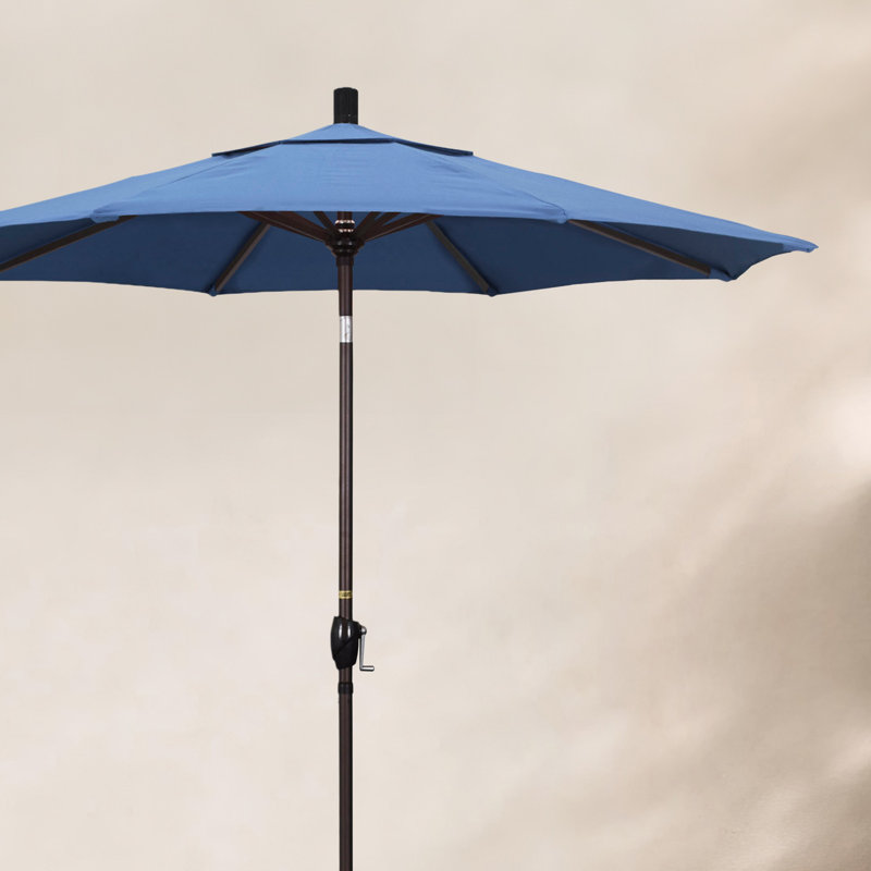 Parasol de marché 7,5' Wallach, Performance bleu givré