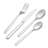 Ensemble de couverts en acier inoxydable SimplyFlatware - service pour 5