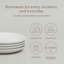 Over&Back Coupe Semi Hand-Finished Stoneware Appetizer Plates-99296344