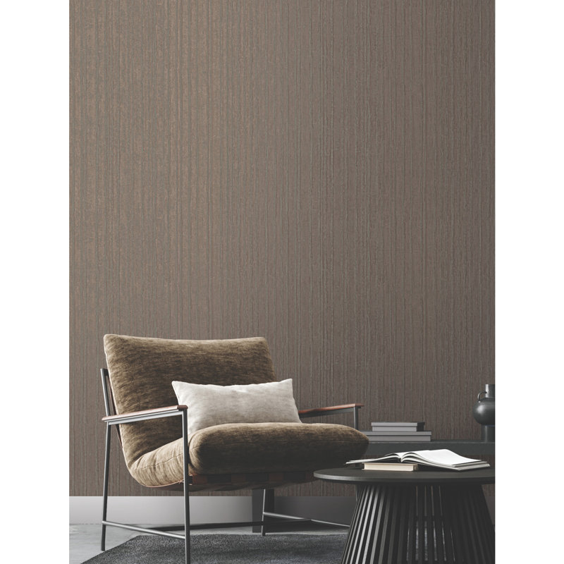 Rouleau de papier peint L 30 pi x l 26 po Dushko, Bronze brillant