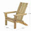 Chaise Adirondack pliante en bois massif Damione-8941138