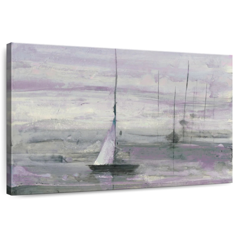 Voile Mehar - mauve, H 32 po x l 48 po