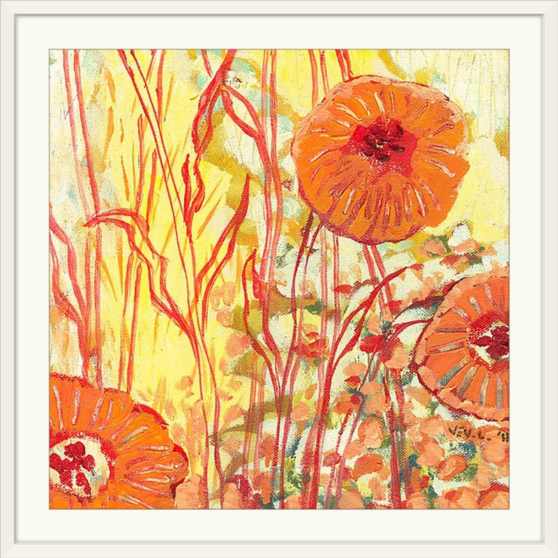 Nolani One Summer Day '- reproduction d'art, H 28 x l 28 po x P 1 po, Cadre blanc
