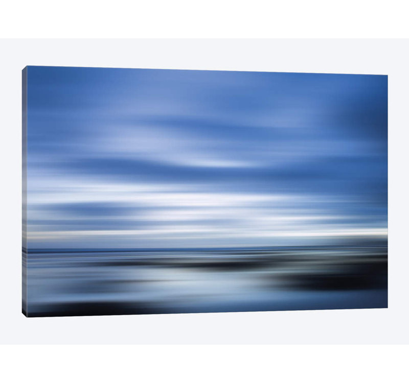 « blue », impression sur toile, H 12 po x l 18 po x P 1,5 po