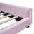 Upholstered Velvet Scalloped Bed