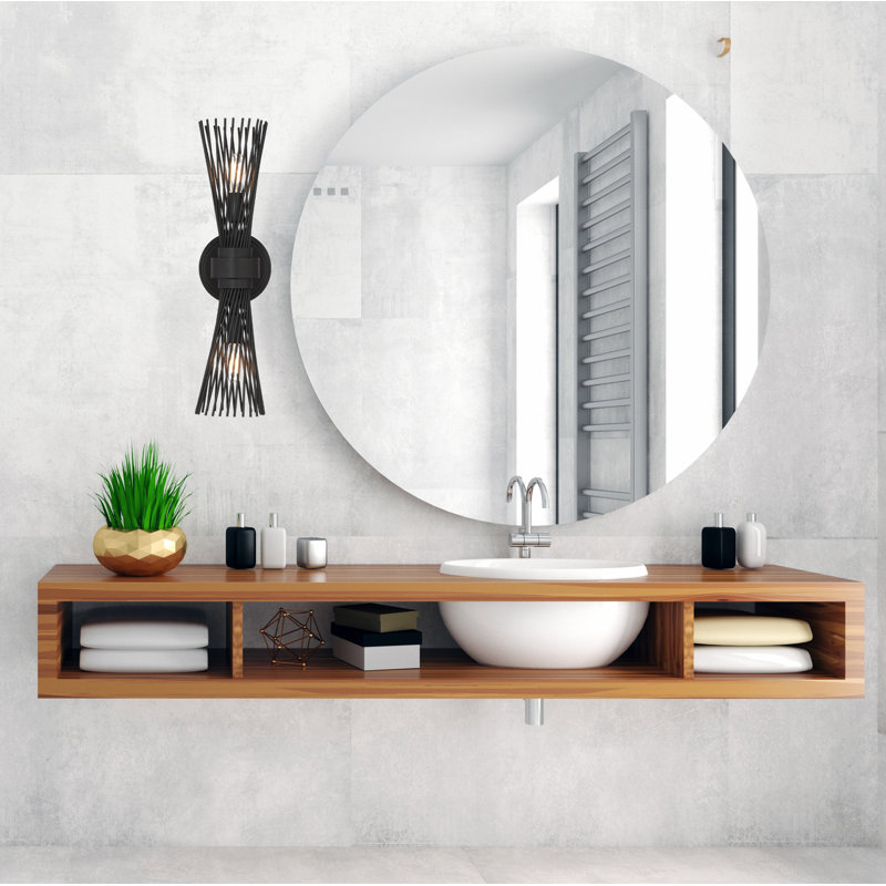 Iago Metal Wallchiere in Black, Black