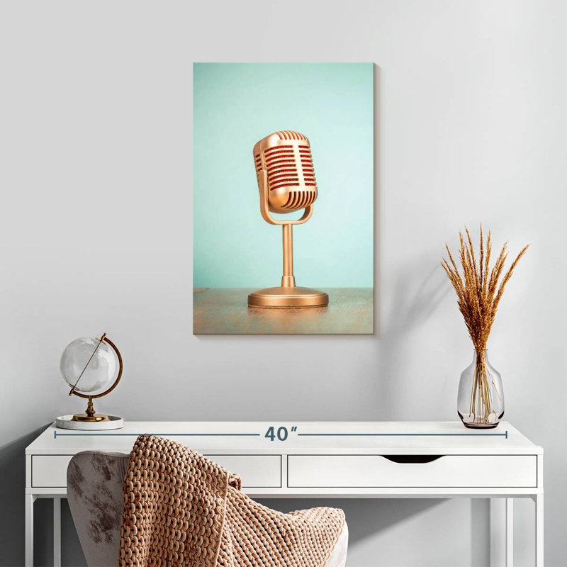 Microphone dynamique Abarca, H 24 po x l 16 po