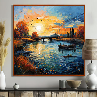 Vangogh The Bridge At Arles II - Vangogh Wall Art by Vincent Van Gogh Painting