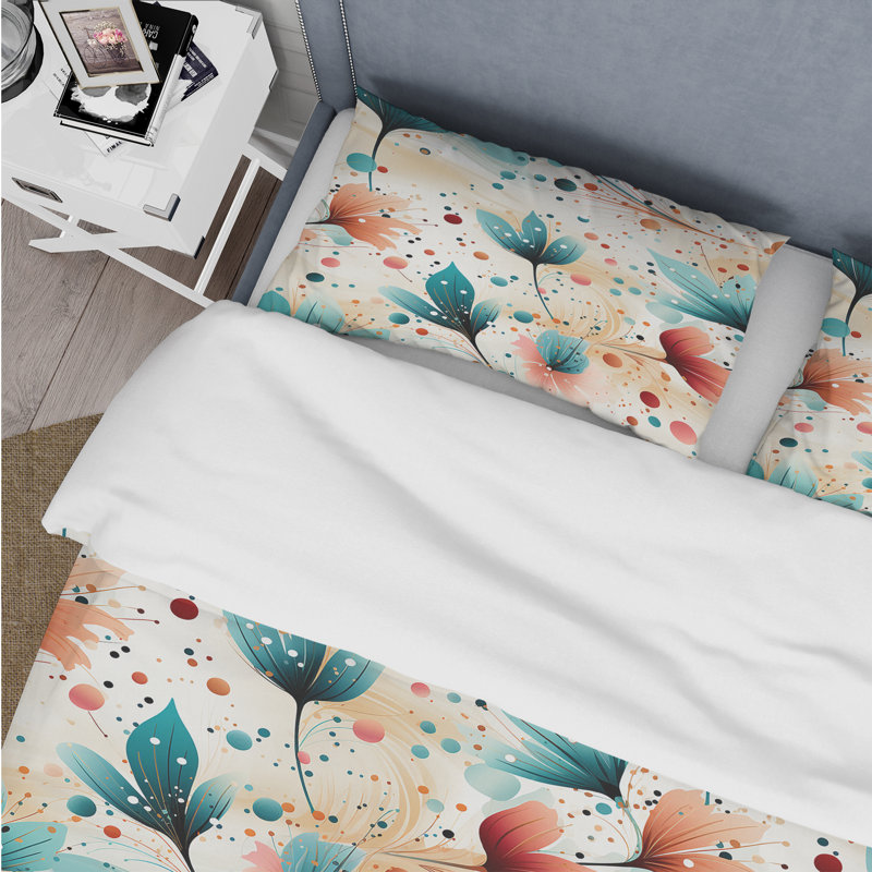 Literie contemporaine à pois III, Housse de couette pour très grand lit et 2 très