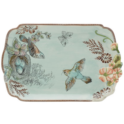 Fitz And Floyd English Garden Serving Platter