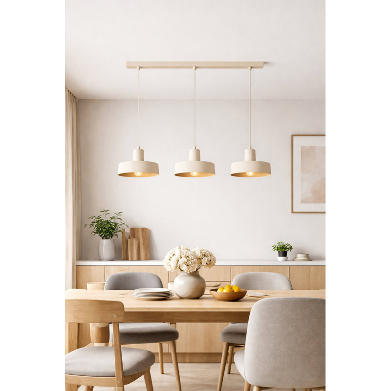 - Light Pendant, Matte Beige