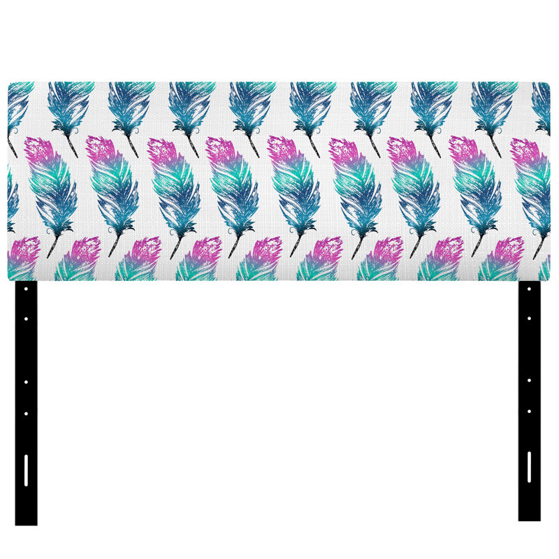 Beachem Upholstered Panel Headboard, Queen