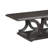 Rectangular Cappuccino Coffee Table With Functional Storage Shelf Brown Robust Form And Shelving Space
