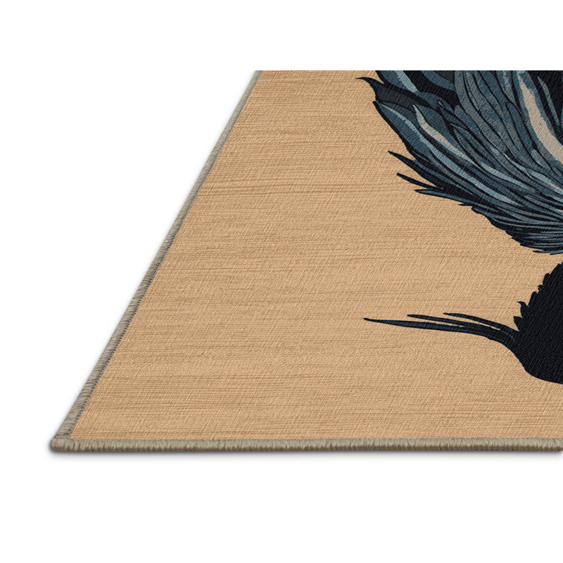  Tapis lavable magnifique frégate, Rectangle 5 pi x 7 pi