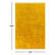 Clio Handmade Wool Yellow Rug