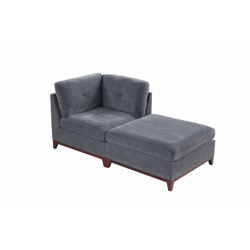 Canapé modulaire rembourré, Symétrique
