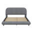 Lit plateforme tapissier, structure solide et design courbé élégant-865680643-865680653