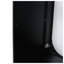 Base de meuble-lavabo autoportant de 30 pouces en acier noir avec cloison de rangement ouverte