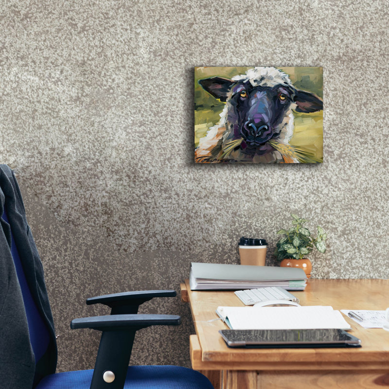 «Bless Ewe» par CR Townsend, H 12 po x l 16 po