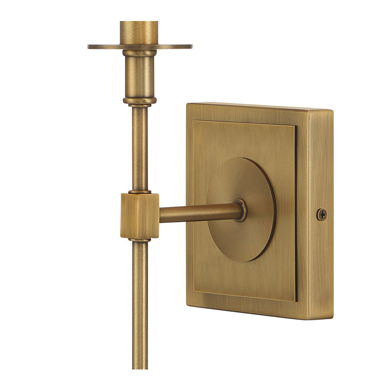 Ebern Designs Ramachandra - 1 Light Wall Sconce In Timeless, Brass
