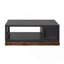 Table basse, 48 po Nora, aucun assemblage requis, finition noire et whisky-1620197535