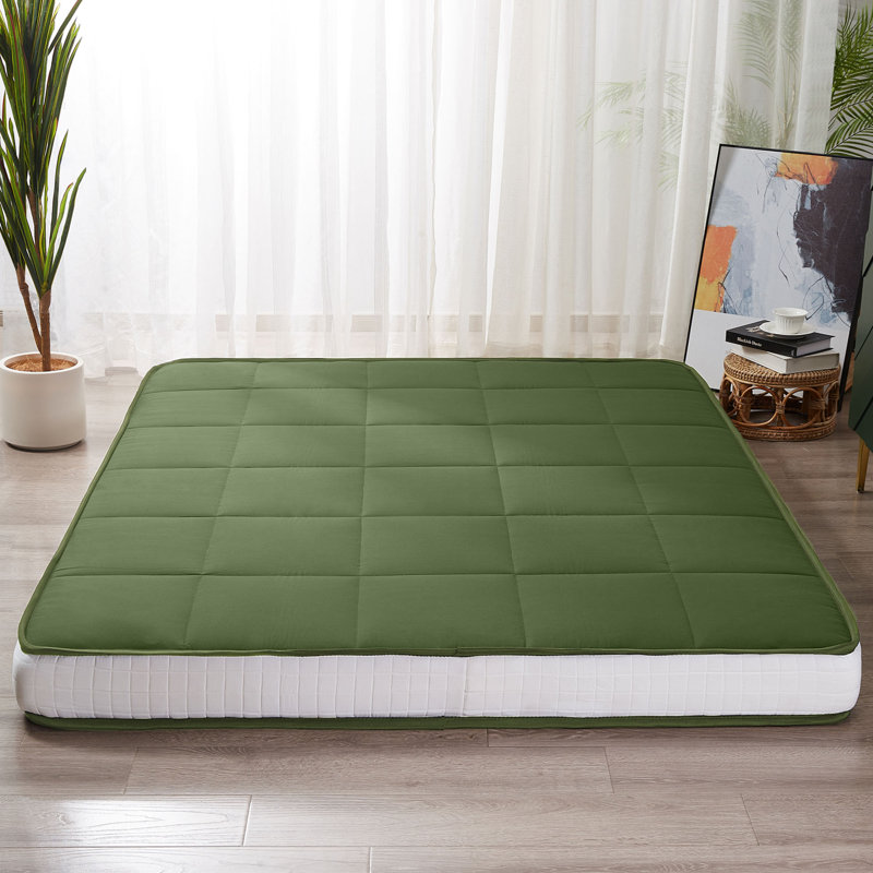 Antranigian 6" Thick Japanese Futon Mattress, Twin, Green