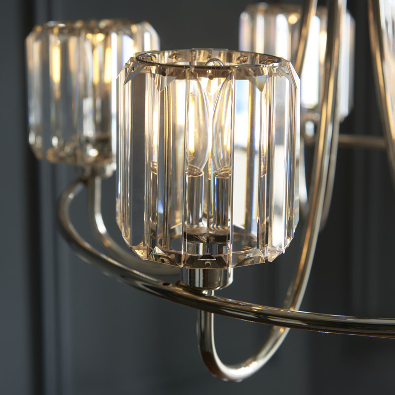 Ampelius 5 - Light Waggon Wheel Chandelier