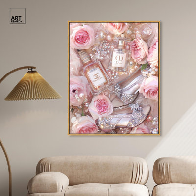Sparkling Glam Arrangement Canvas Fashion Art by