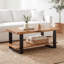 Solid Wood Top Coffee Table