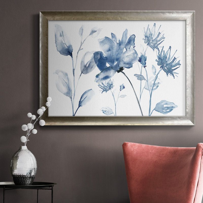 " Translucent Blues II ", 16" H x 20" W x 2.5" D
