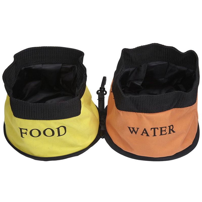 Bol pour animaux Pet Life, Rouge / Jaune / Orange