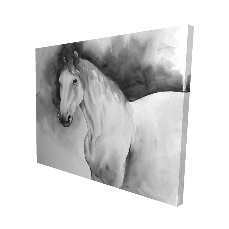 Cheval Domino - Toile d'animaux de ferme pour la maison | Reproduction d'art
