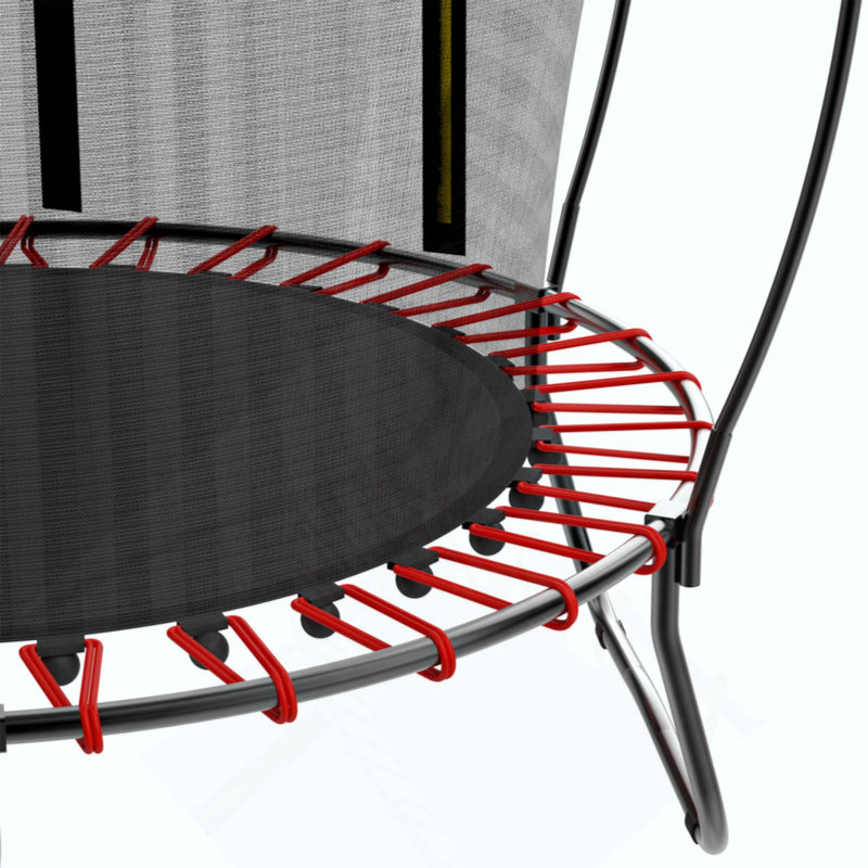 Trampoline rond - élastique, Rose