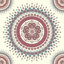 Belle13 Paisley Mandala Love - reproduction d'art sur toile tendue