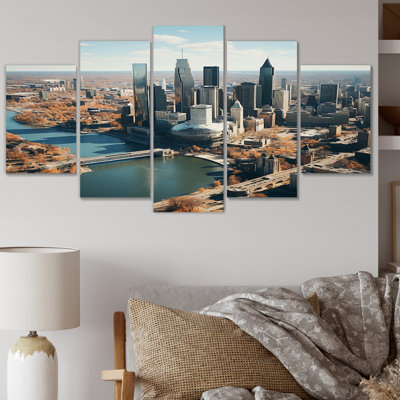 Modern Cities & Countries Wall Decor on Metal