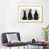 Toile avec cadre en bois beige n'est pas disponible