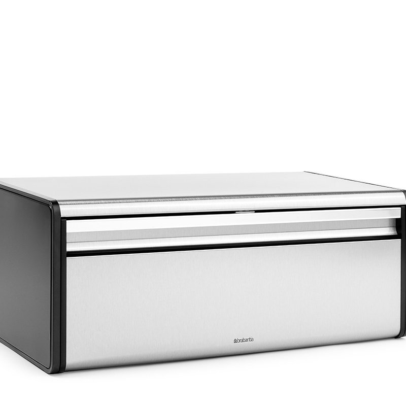 Matte Steel Fingerprint Proof Fall Front Bread Box