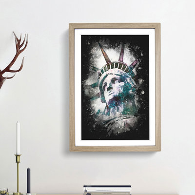Statue of Liberty - Picture Frame Painting Print