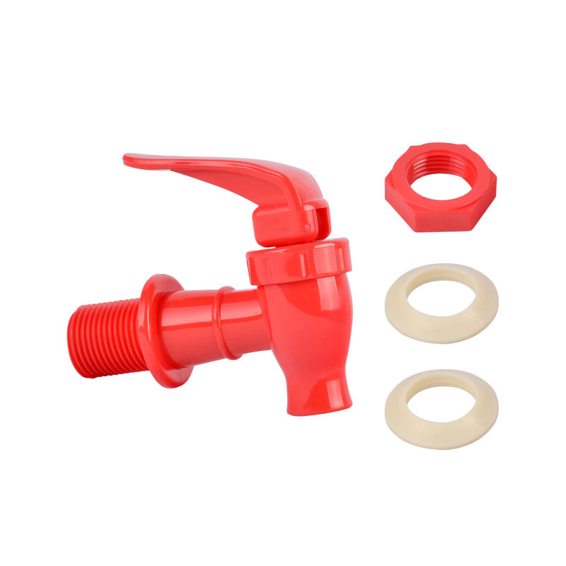 Single-Hole Garage Faucet, Red