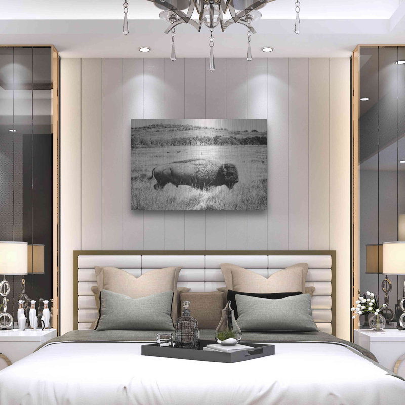 "Buffalo I BW" par Debra Van Swearingen, H 24 po x l 36 po