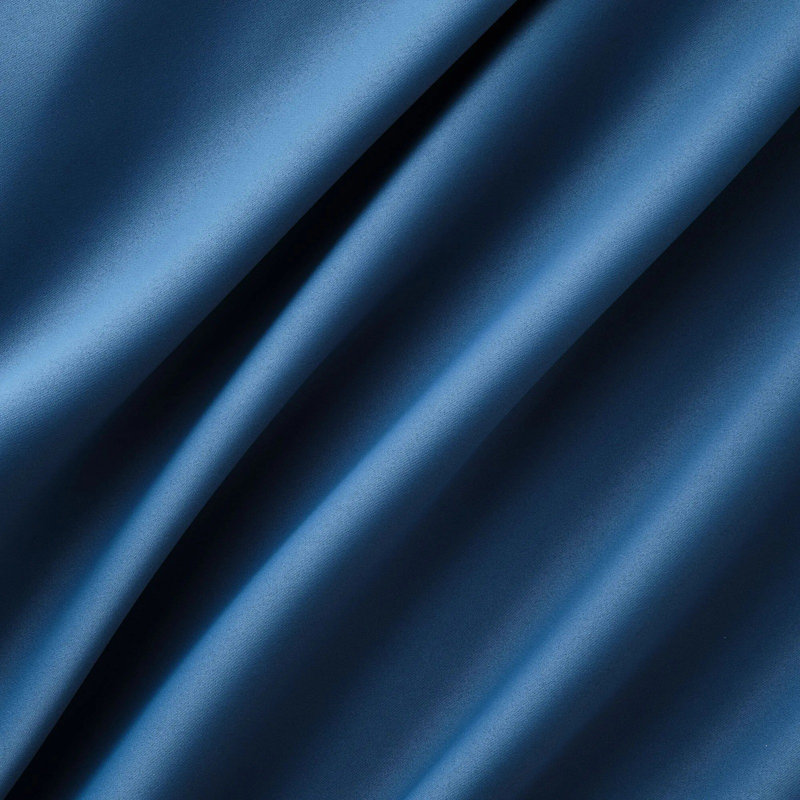 Chism Blackout Curtain Set (2 Pieces), 100% Polyester, 57.1 x 118.1 inches | Stylish Blue Design, Machine Washable at 86°F | Heavyweight 8.5 oz/sq yd | Perfect for Light Blocking & Privacy in Living Room or Bedroom