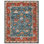 Southwestern Hand-Knotted Wool Blue / Red Area Rug