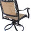 Fauteuil de patio pivotant Kamas