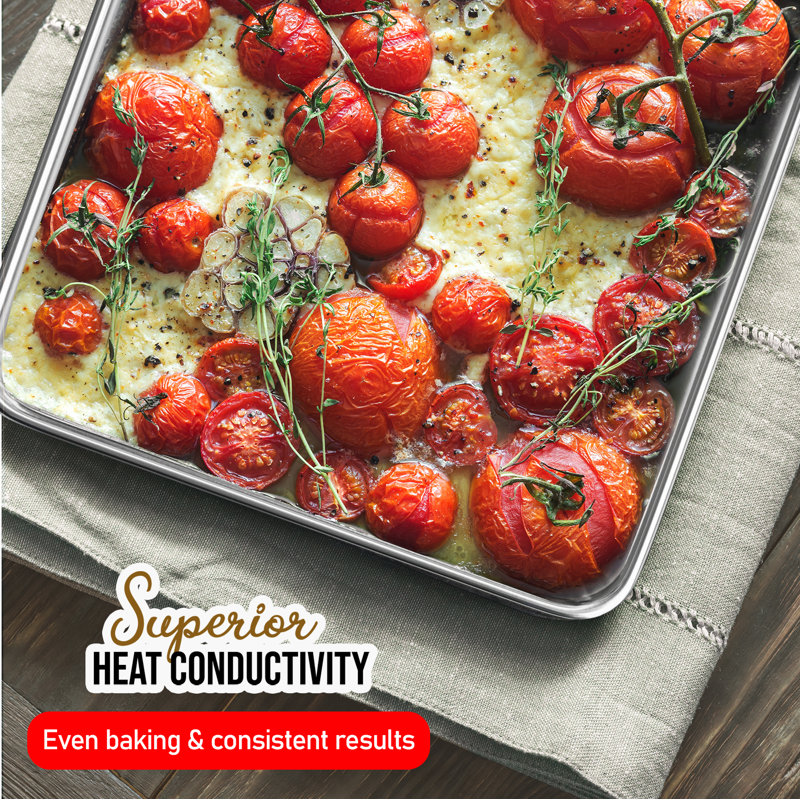 Joytable Non-Stick Aluminized Steel Half Sheet Pan Set