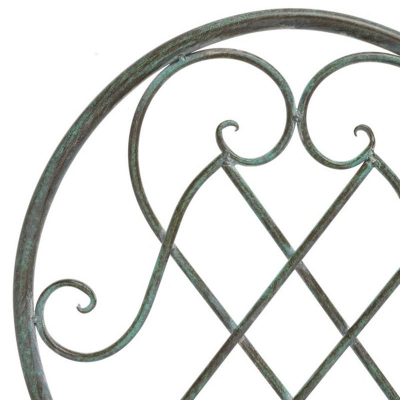 Craciuna 2 - Person Patio Dining Set with Round Table, Antique Green