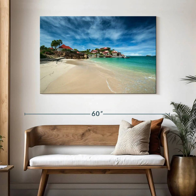 Gillard St. Barts Island, H 32 po x l 48 po