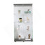 Vitrine à deux portes avec 4 tablettes vitrées et porte-1588855121